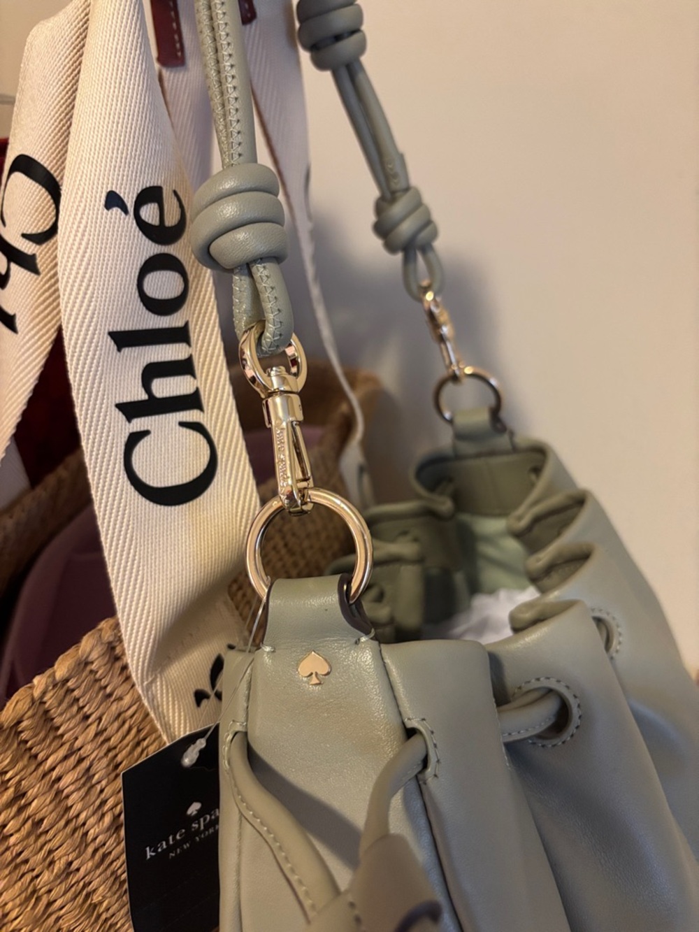 kate spade green Gathered Drawstring Shoulder/crossbody Bag - Picture 8 of 8